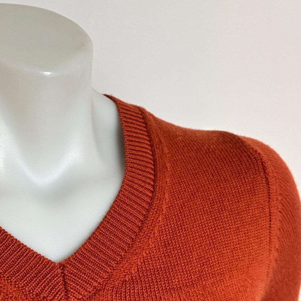 WILFRED FREE (Aritzia) Palomino Sweater, Merino Wool. Copper Red. Small fits XS - Picture 6 of 10